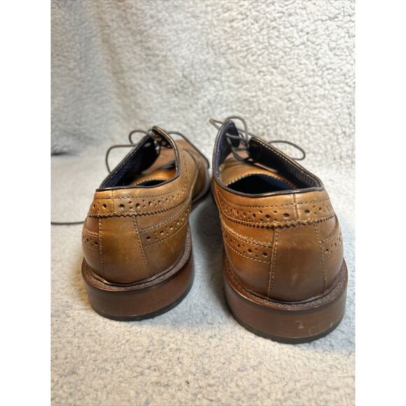 Aston Grey Collection Lovorwen Brown Wingtip Oxfords 11.5 - Picture 11 of 16